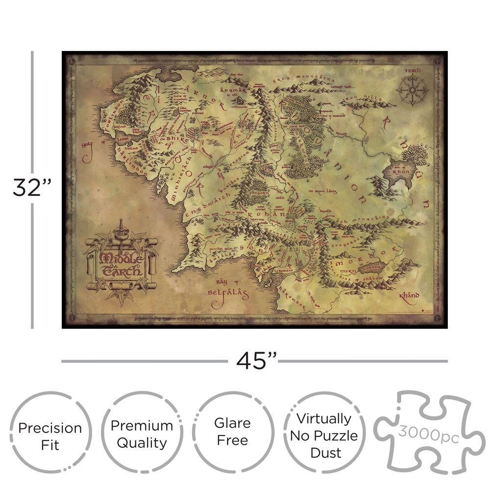 Lord of the Rings Saga puzzle (3000 darab) Fanbase