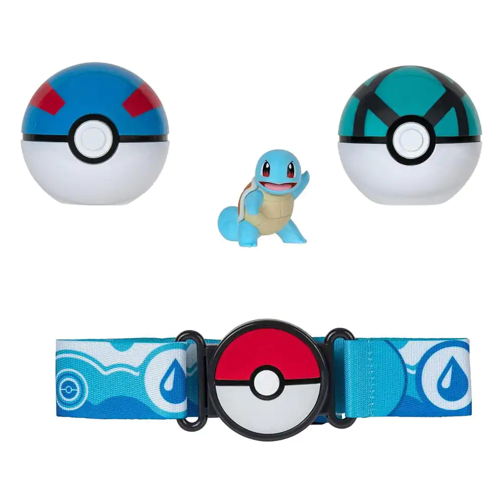 Pokémon Clip n Go Ball Belt Set Squirtle | Thimble Toys